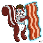 ericskunk inflatable bacon