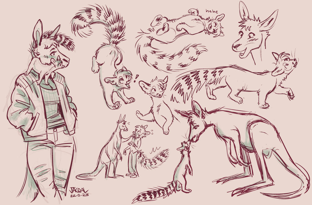 commission-sirkain-kendall-sydney-feral-sketchpage